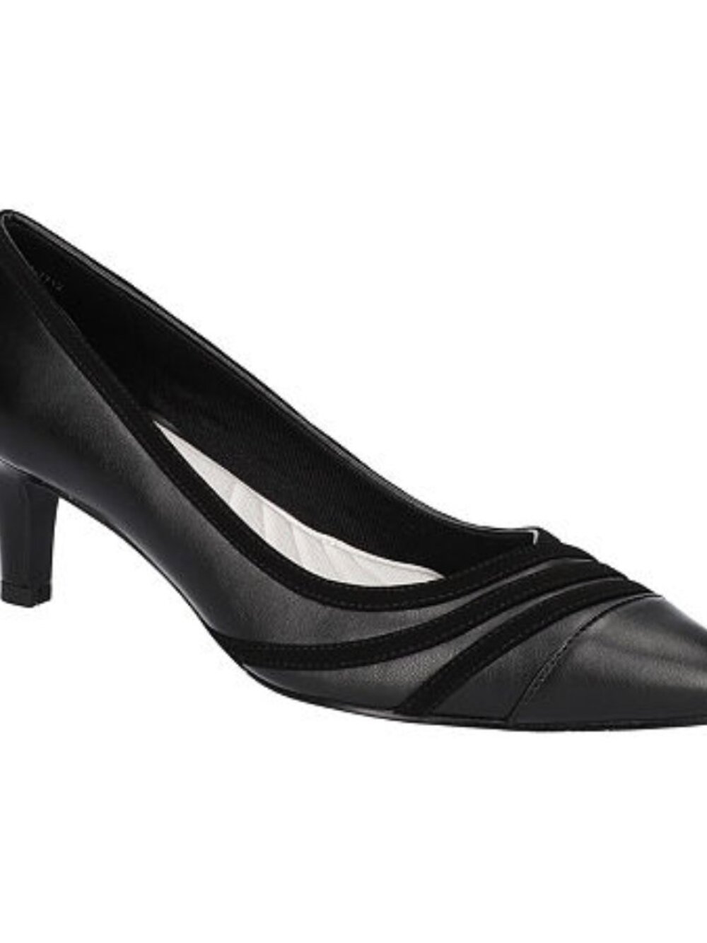 Women's Easy Street Nobel Pointed Toe Stiletto Heel Pumps - Black - 6.5 - NIB